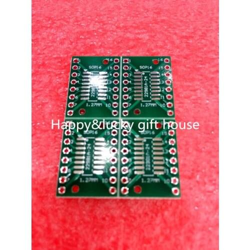 YYT 20PCS SOP16 SSOP16 TSSOP16 SMD DIP switch DIP 0.65/1.27mm adapter plate SOP-16
