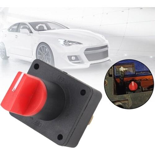 12V 100A 1PC Car Rotaty Switch Power Cut Off Kill Switch Vehicle Modified Isolation Disconnector Battery Isolator