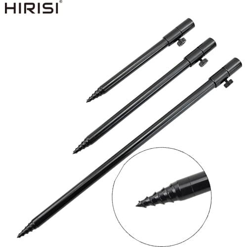 2 x Carp Fishing Tackle Bank Sticks Fishing Rod Pod Telescopic Banksticks