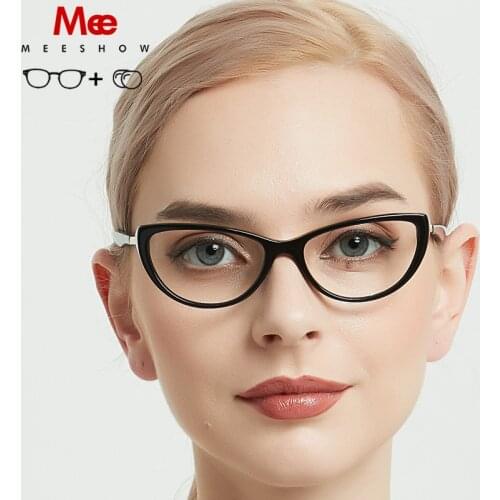 2020 Meeshow prescription glasses acetate women glasses oculos de grau feminino armacao eyeglasses vintage frame NEW fashion
