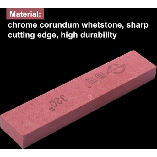 320# Ruby Sharpening Chrome Corundum Oil Stone 100*20*10mm Oil Stone for Highly Polished Sharpener Stone