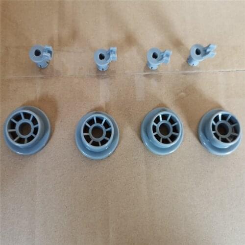 8pcs For Siemens Dishwasher Basket Wheel Lower Bottom Basket Roller Wheels for Bosch Neff 165314 Dish Washer Accessories