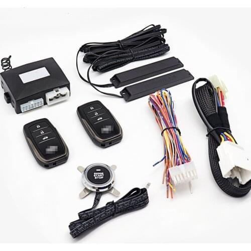 12V Car Universal Multi-function Alarm Remote Control Car Keyless Entry Engine Start Alarm System Auto Push Button Starter Stop
