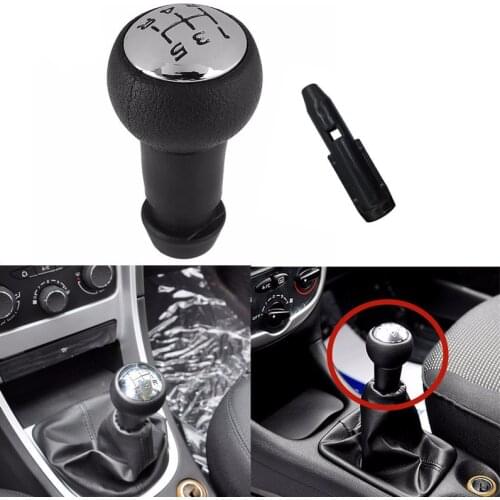 Car Styling 5 Speed Gear Shift Knob Lever Adapter For Peugeot 106 107 205 206 306 406 307 308 3008 For Citroen Picasso C1 C2 C4
