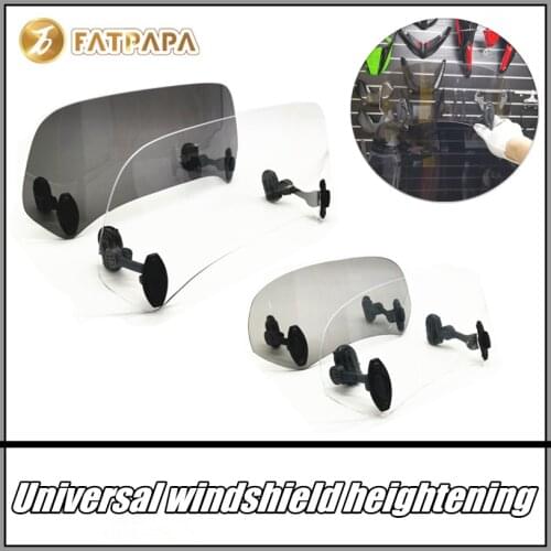 FOR SUZUKI V-Strom 1000 650 XT ABS DL650 DL1000 AN650 C1500T Risen Adjustable Windscreen Windshield Spoiler Air Deflector