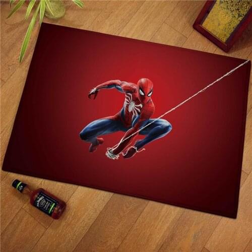 Spiderman Children Welcome Floor Mats Baby Play Mat Print Bathroom Kitchen Carpets Doormats for Living Room Kids Rugs