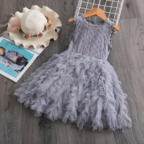 Lace Princess Dress For Girls Dress Birthday Party Tutu Christmas Dress Children Clothing Clothing Ball Gown Vestidos 3-8T