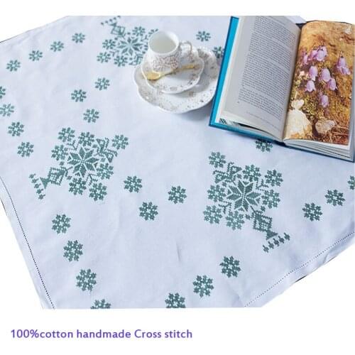 TOP handmade Lace Cross stitch cotton table place mat pad Cloth placemat cup mug wedding coaster Christmas party doily kitchen