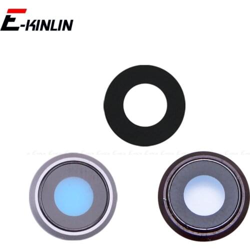 New Back Rear Camera Glass Lens Ring Cover For iPhone SE 2020 2016 With Frame Holder Replacement Parts