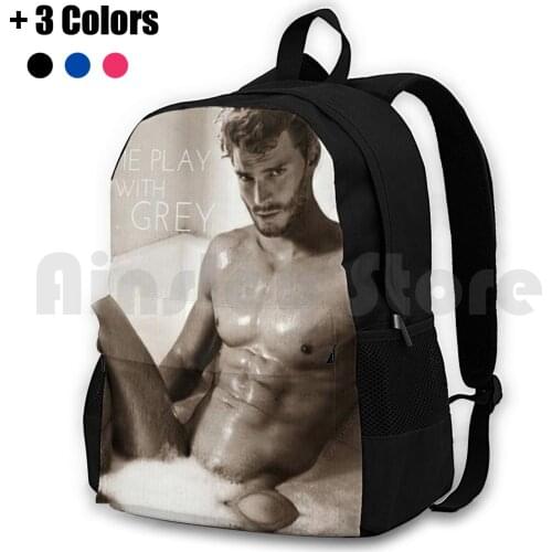 Come Play With Mr. Grey Outdoor Hiking Backpack Riding Climbing Sports Bag Come Play With Mr Grey New Hot Music Cartoon Party