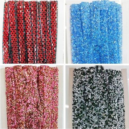 Self-Adhesive Rhinestone Tape Applicator Rhinestones For Clothes Rhinestone Applique Strass Hotfix Crystal Jewelry Ribbon