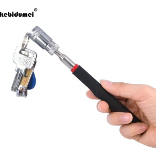 Kebidumei 1PC MIni LED Pick Up Tool Telescopic Magnetic Magnet Tool For Picking Up Nuts and Bolts Wholesale Newest
