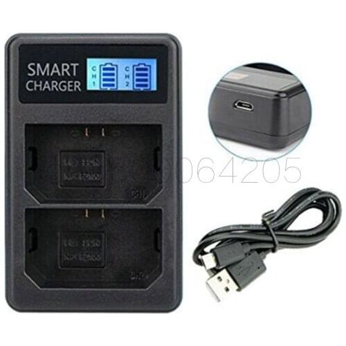 USB LCD Battery Charger LP-E6 For Canon M5 M3 77D 800D 750D 760D Kiss X8i T6i T6s T7i