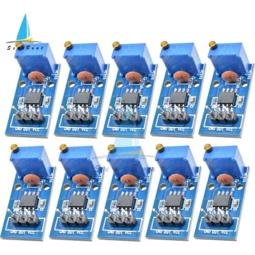 10PCS DC 5V 12V NE555 Adjustable Resistance Frequency Pulse Generator Module Single Channel Output for Arduino Smart Car
