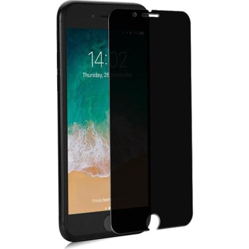 For iphone X 7 8 6s Plus 5 Privacy Anti Glare Full Coverage Tempered Glass Screen Protector For iphone X Frosted Protective film