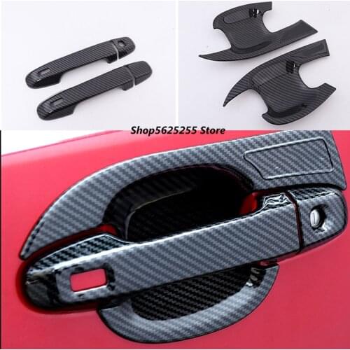 Car ABS Chrome Handle Protective Cover For Toyota CHR C-HR 2016 2018 2019 2020 2021 Accessories Door Handle Outer Bowls Trim