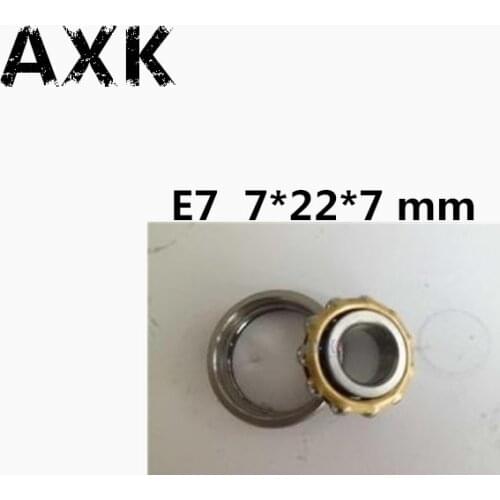 Free shipping high quality 1pcs E7 Magneto Bearing 7*22*7 mm Angular Contact Separate Permanent Motor Ball Bearings EN7 FB7