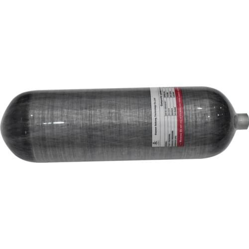4500PSI 6.8L Pcp Carbon Fiber Cylinder Paintball Carbon Fiber HPA Tank PCP Cylinder for Airsoft Air Guns Target Shooting