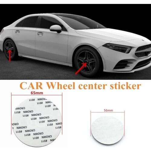 4pcs/ 56mm 65MM Blue Black 3D Epoxy badge For Mercedes sticker/ wheel center caps benz Sticker Styling Accessories