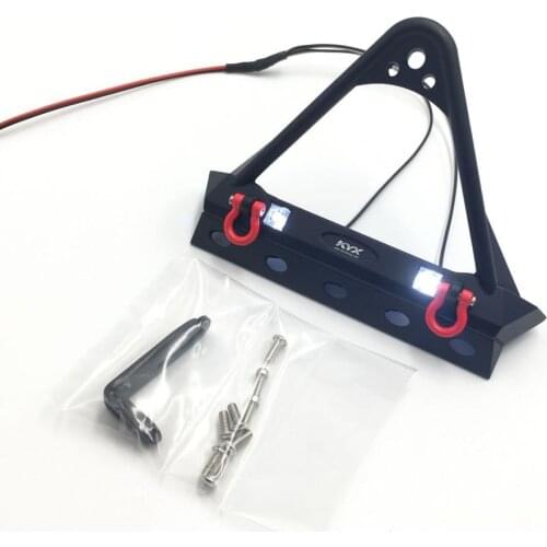 KYX Racing Metal Front Bumper for 1/10 RC Crawler Car Axial SCX10 II 90046 Traxxas TRX-4 TRX4 D90