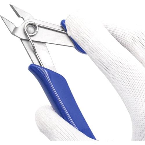 Industrial Grade Mini Diagonal Pliers Electronic Crimping Cutting Pliers Electrical Wire Cable Stripping Cutters Side