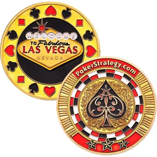 Fashion las vegas poker chip Lucky COINS free shipping