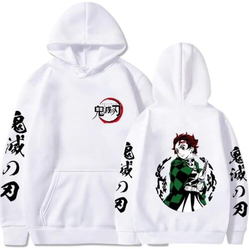 2021 New Arrival Print Demon Slayer Hoodie Fashion Casual Japanese Anime Hoody Men/Women Clothes