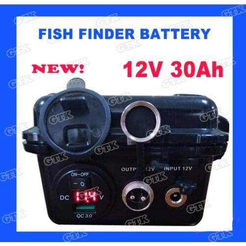 NEW 12v 30Ah lithium ion battery pack 11.1v with BMS for Hunting Lamp/Fishing Light/Fish Finder/LED lamp + 3A charger