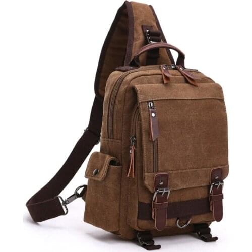 New Small Canvas Backpack Men Travel Back Pack Multifunctional Shoulder Bag for Women Laptop Rucksack School Bags Female Daypack
