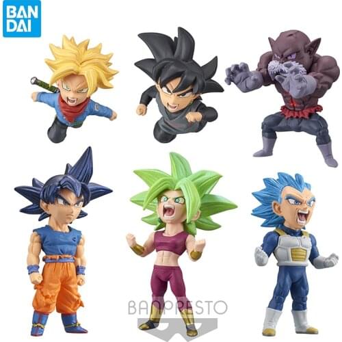 In Stock Banpresto Original Action Figure 7Cm Wcf Vol.6 Dragon Ball Super Battle of Saiyan Anime Figure Model Toys for Boys