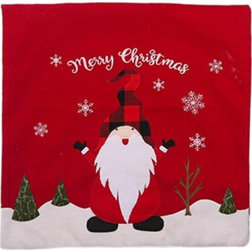 Waist Pillow Cushion Decorations Christmas Forester Pillowcases Lattice Retro Living Room Bedroom Sofa Bay Window NEW Pillowslip