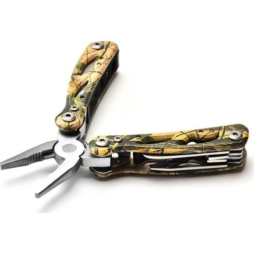 Practical Pliers Folding Stainless Steel Screwdriver Pliers Bottle Opener Outdoor Fishing Tools for Campings Survival