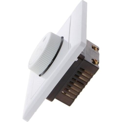 220V Adjustment Ceiling Fan Speed Control Switch Wall Button Dimmer Switch A0NC