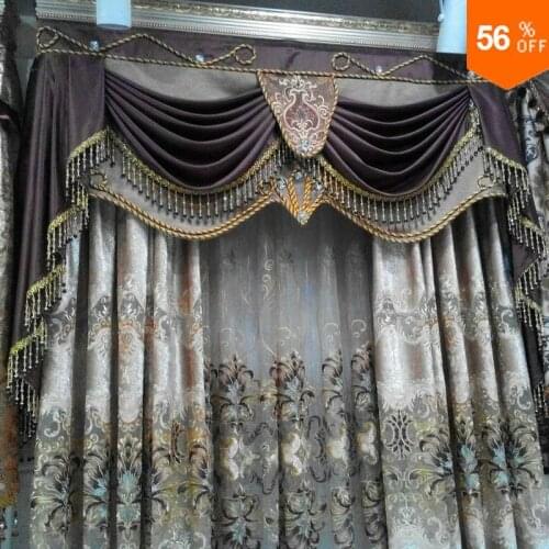 Curtains Lace curtain Luxury Blinds Tulle Cortinas Cortinas Para Sala Bead curtains curtains