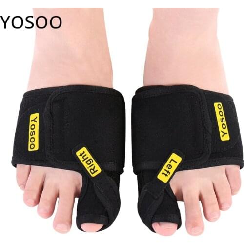 Yosoo Braces 1 Pair Bunion Posture Corrector Splint Big Toe Orthotics Brace Hallux Valgus Foot Care Pain Relief Thumb Support
