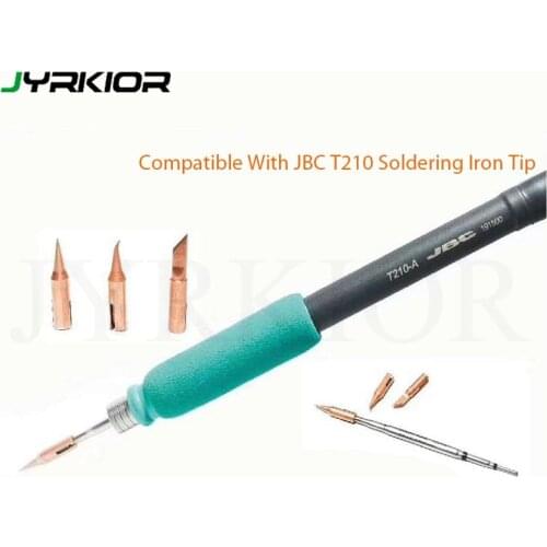 Jyrkior Jabe UD-210 Soldering Iron Tip Compatible With JBC C210 Soldering Iron Nozzle For Phone PCB Motherboard Welding Work