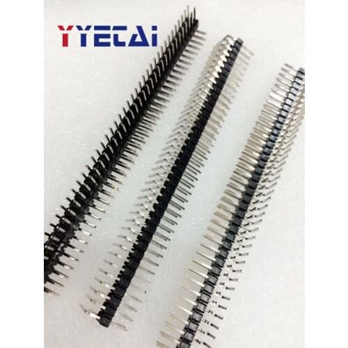 2.54mm patch double curved needle 2*40P type patch double pin Free shipping