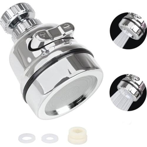360 Degree Kitchen Faucet Bubbler Aerator Water Faucet Saving Tap Bubbler Shower Head Filter Nozzle For Bathroom Shower