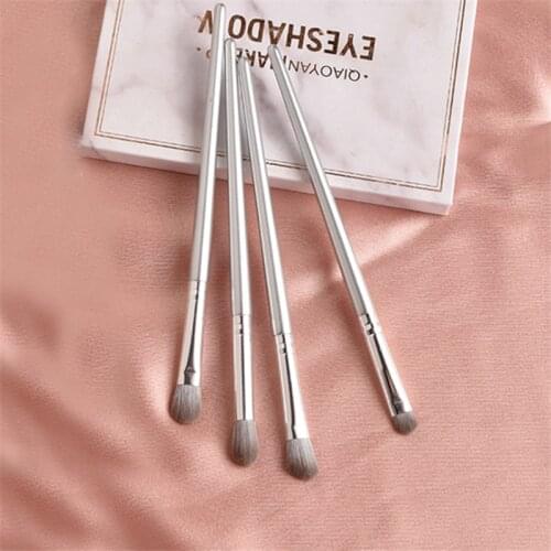 4pcs Makeup Brushes Sets Highlighter Eye Cosmetic Powder Foundation Eye Shadow Cosmetics Professional Eyebrows Soft Hair