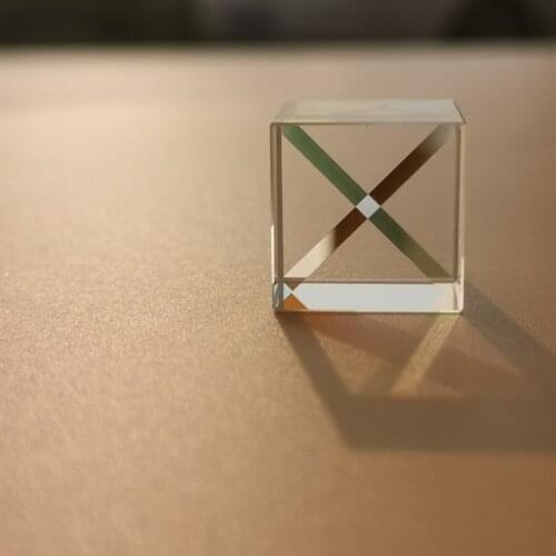 7mm Cubic Science Cube Optical Prisma Photography with Hexahedral Prism Home Decoration Prism Glass,color Child Gift