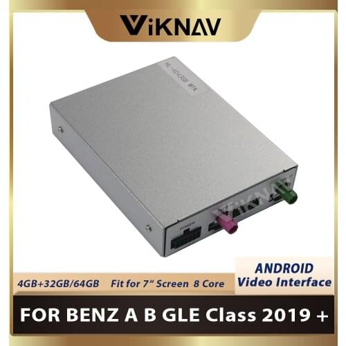 Car Multimedia Video Interface for-Benz A B GLE Class 2019 + GPS Navigation Android Decoding Box USB SD WIFI BT