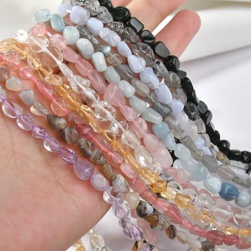 8x10mm NATURAL STONE BEADS IRREGULAR STONE DIY FOR BRACELETS OR NECKLACE OPAL STONE TIGER EYE