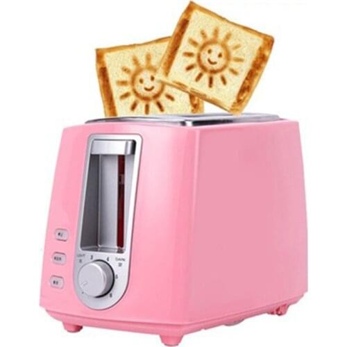 Stainless steel Electric Toaster Household Automatic Bread Baking Maker Breakfast Machine Toast Sandwich Grill Oven 2 Slice