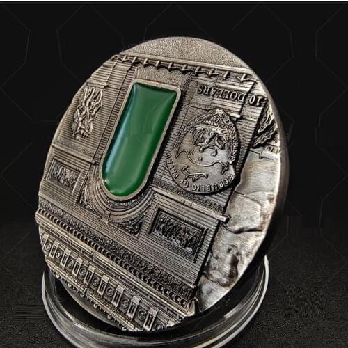 50mm European Neoclassical Commemorative Coin Three-dimensional Relief Collectible Coin Gift Lucky Challenge Coin