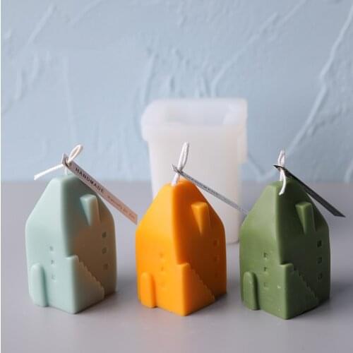 House Shape Candle Mold New Home shape Candle Mold DIY candle Silicone Mold Crafts Home Decor
