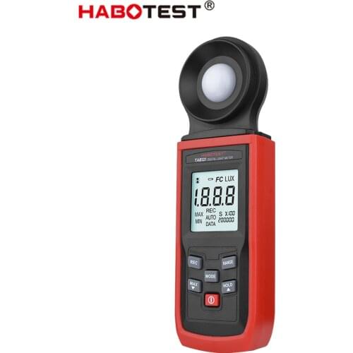 TA8121 High Accuracy Illuminometer Digital LUX FC Meter MAX MIN Data Hold Professional Light Measure Tool HABOTEST