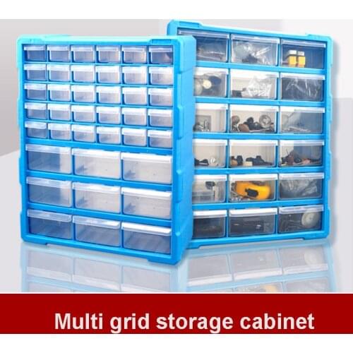 Parts storage box tool box component screw multi drawer plastic LEGO dividing box hardware storage cabinet