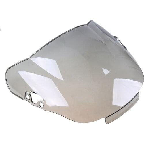 Motorcycle Windscreen Windshield Grey ABS Plastics Double Bubble Motorbike Custom Bike For Honda CBR600 F2 91-94 Cafe Racer Moto