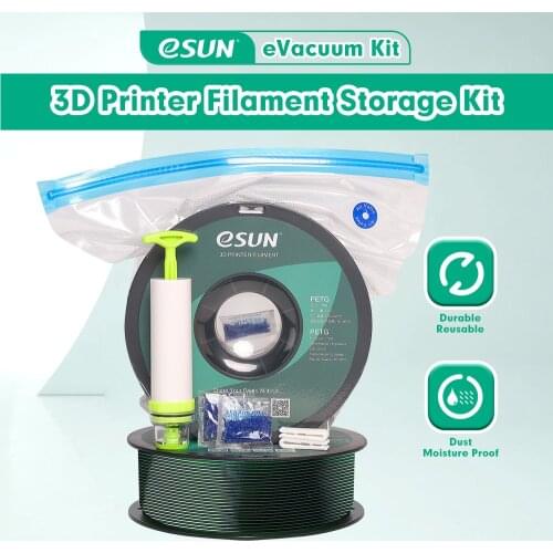 ESUN Storage Bag Kit 3D Printing Silk PLA PETG TPU Filament Sealed Vacuum Keep Dry Avoid Moisture for 3D printer spools
