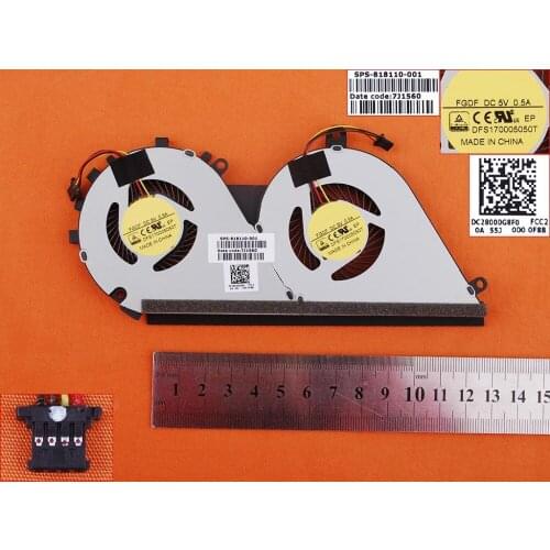 New Laptop Cooling Fan For HP ENVY 14-J 14T-J Original CPU Cooler Radiator